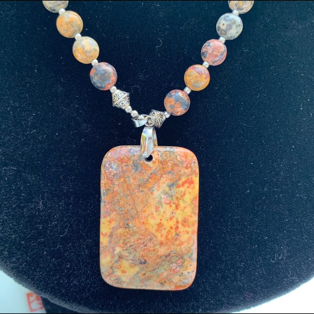 Multicolor Jasper Pendant